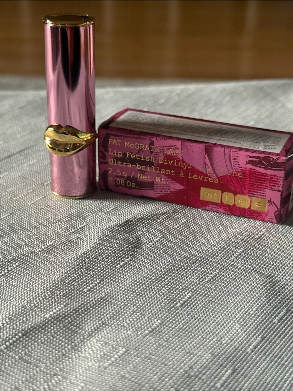 Pat McGrath Lip Fetish Divinyl Lip Shine Boudoir Rosé 592 2.5g New
